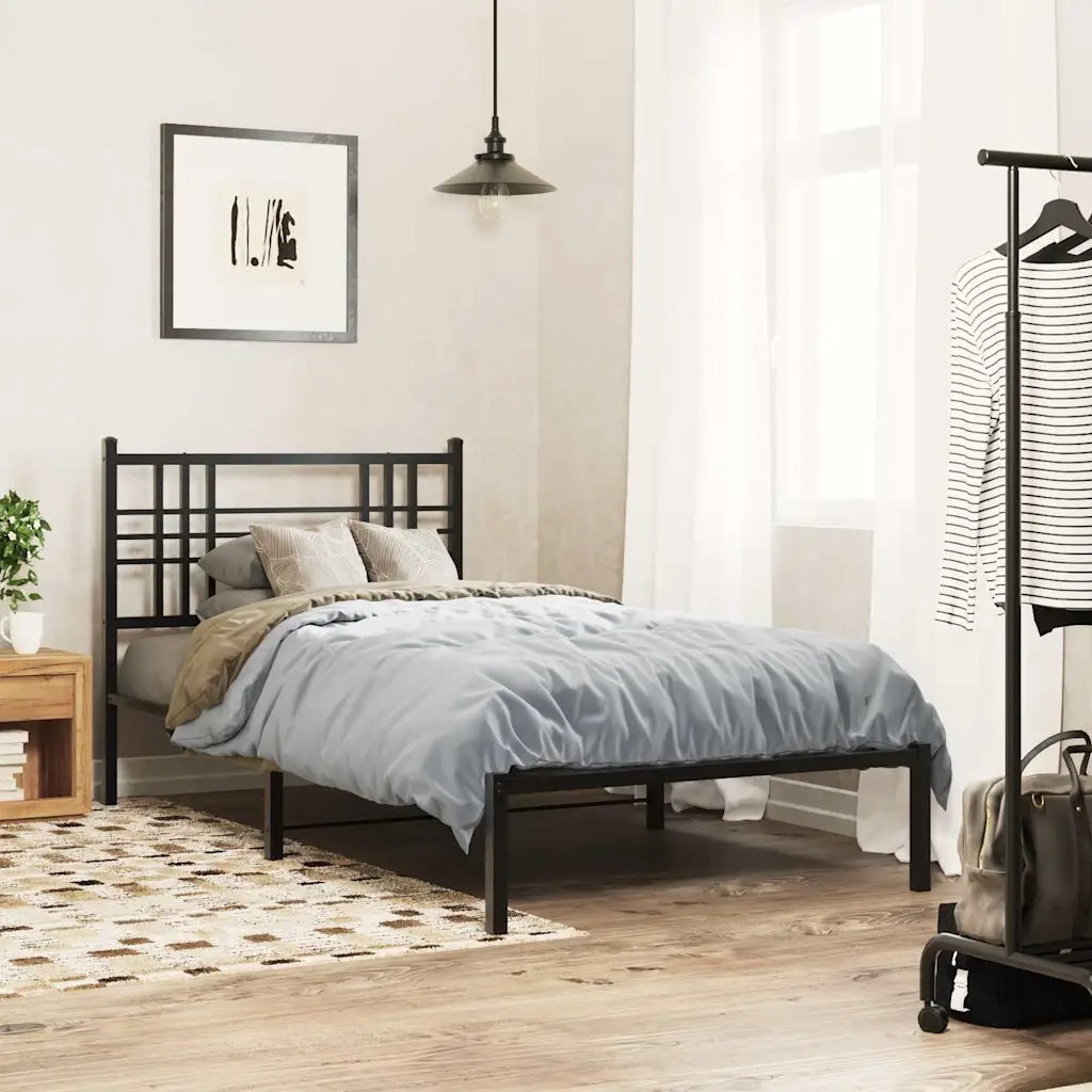 Testiera di Ricambio in Metallo Nero 100 cm 376353