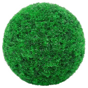 Sfere di Bosso Artificiale con Luci LED 2 pz Verdi 35 cm 3335907
