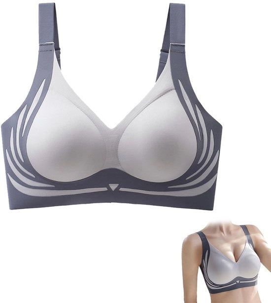 Sostenimento Anti-Flaccida Push-up Reggiseno Senza Cavo - Supporto Comfortevole per la Forma - Copertura Completa - Reggiseno Sportivo - Ideale per Donne -...