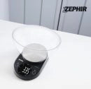 BILANCIA DIGITALE CUCINA ZHS511 ZEPHIR  KG 5/GR 1 + CIOTOLA 2XAAA NON INCLUSE