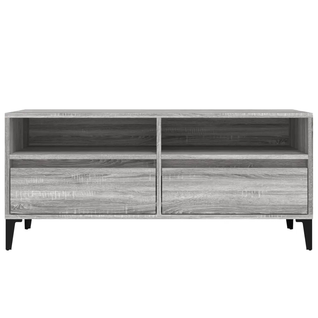 Mobile TV | Armadietto TV | Mobile Porta TV Grigio Sonoma 100x34,5x44,5cm Legno Multistrato