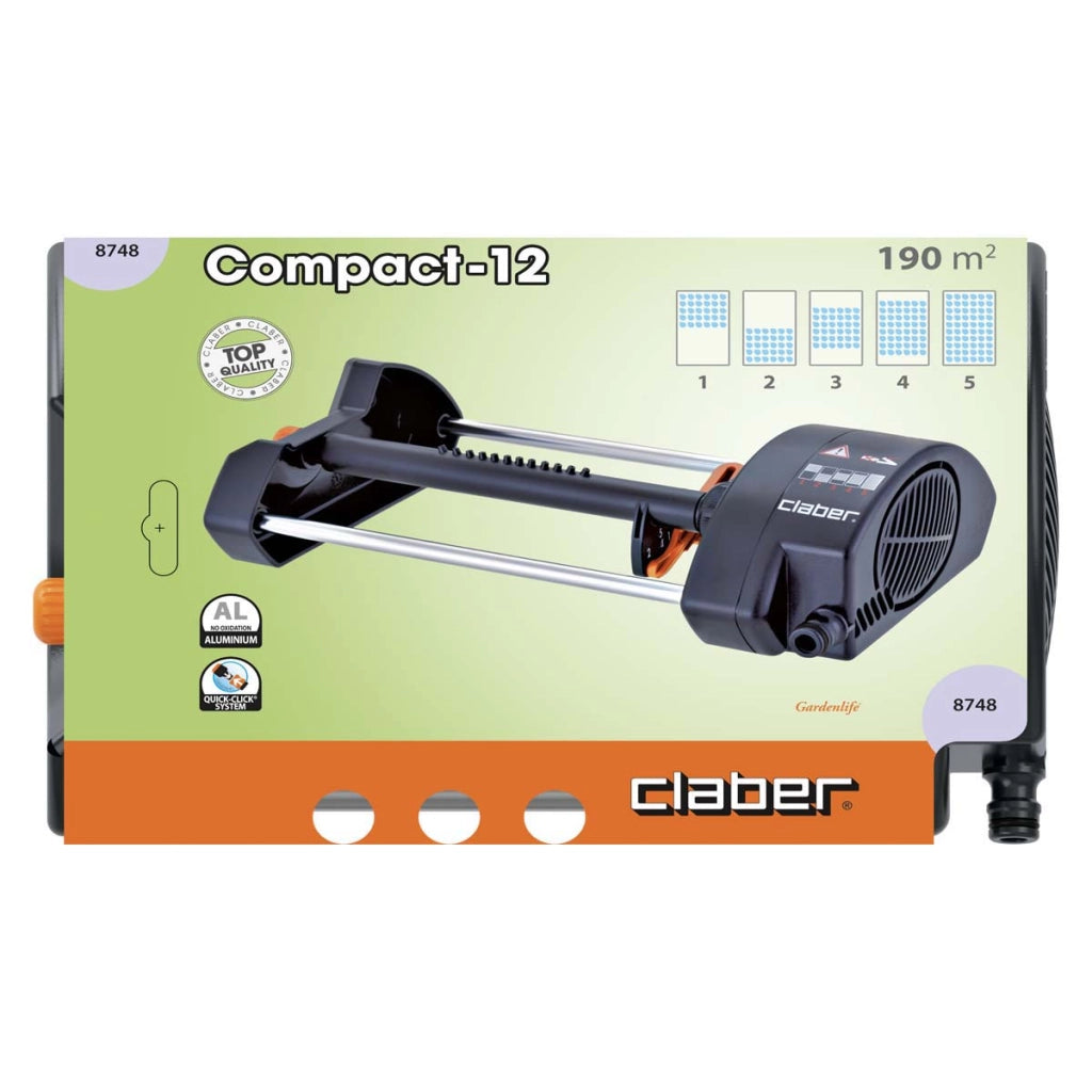 IRRIGATORE OSCLILLANTE COMPACT 12 IN BLISTER 8748 - 1 blister CLABER
