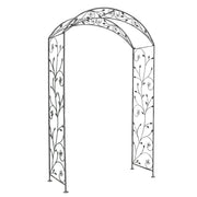ARCO ANDERSON GRIGIO ANTICO IN ACCIAIO VERNICIATO A POLVERE 135 X 47,5 X H230CM