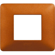 Placca Bticino Matix 2 moduli rosso terra AM4802TRT
