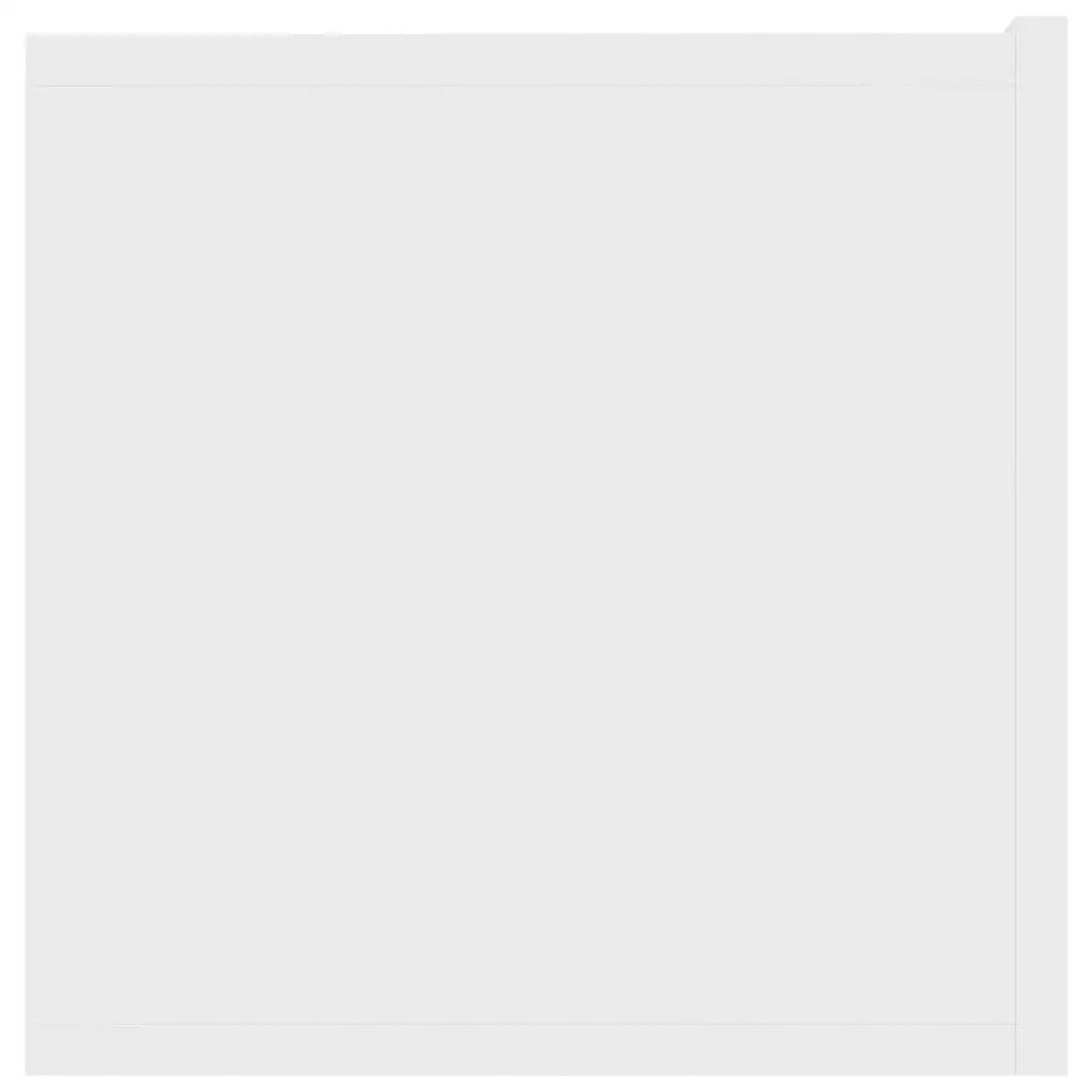 Mobile Porta TV Bianco 120x30x30 cm in Legno Multistrato 801490