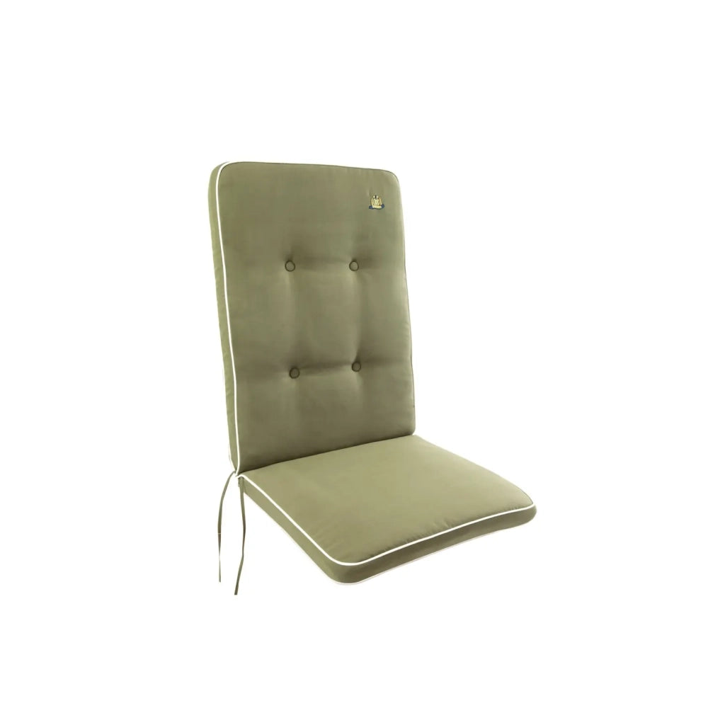 Cuscino per poltrona alta verde primavera cm 114x48