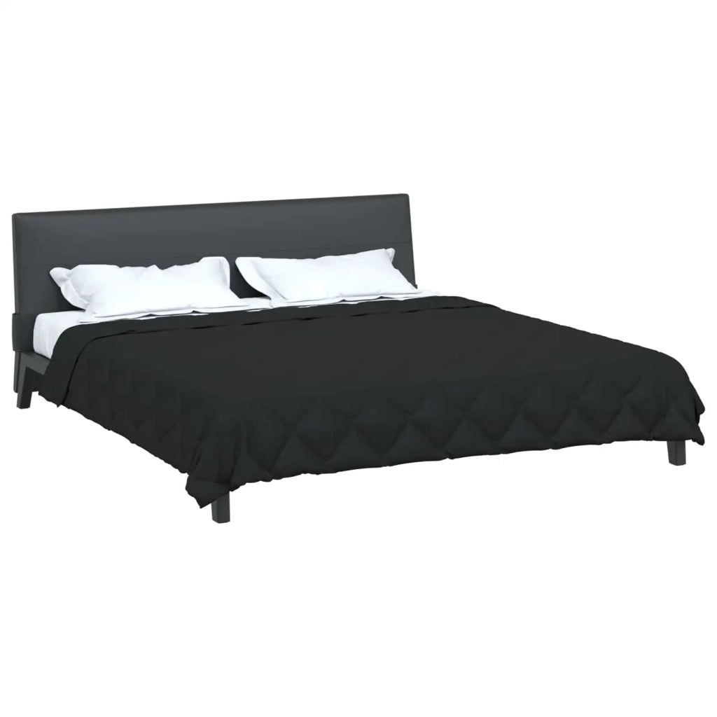 Duvet Estivo Nero 220 x 200 cm Microfibra 42025472