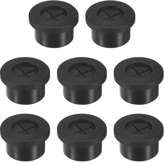 Set di 8 tule di gomma per passaggio cavi - 16 mm passaggio cavo flessibile