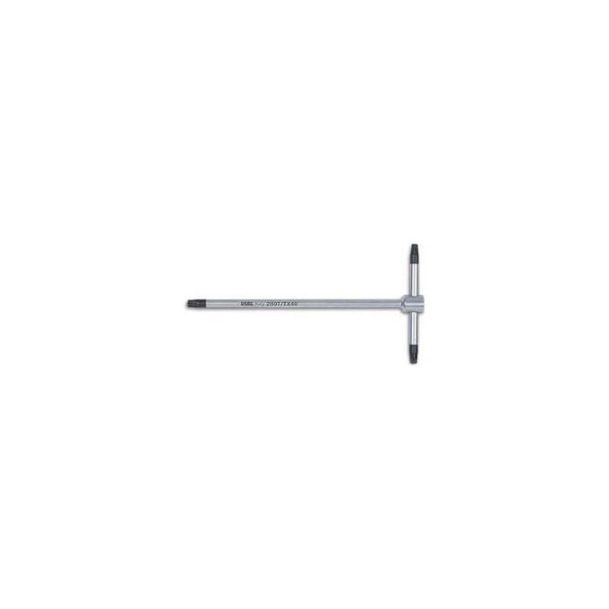 USAG 280660 280 TTX Chiave a T per viti con impronta TORX in acciaio cromo vanadio T40 lunghezza 210 mm colore Nero