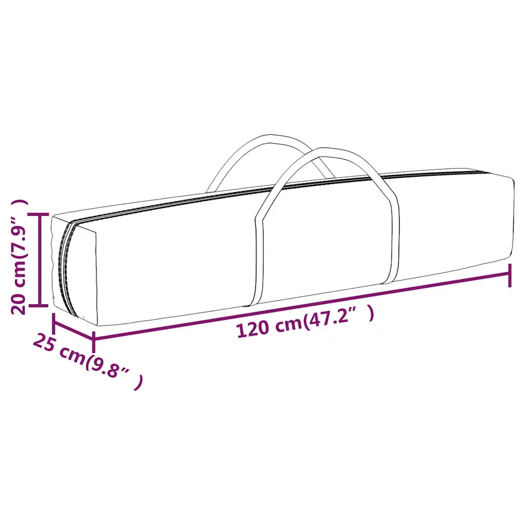 Tenda per Feste Pieghevole con Pareti Laterali Crema 2x2 m 93501
