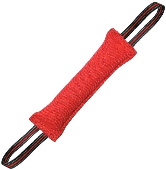 Giocattolo per cani interattivo - Cuscino da morso riflettente - Addestramento al cucciolo - Tiro con la corda - Strisce riflettenti - Adatto per interni/esterni - Giocattolo per cani