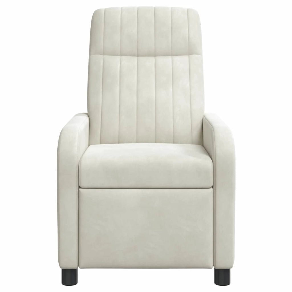 Poltrona reclinabile Crema Velluto (V) 42035116
