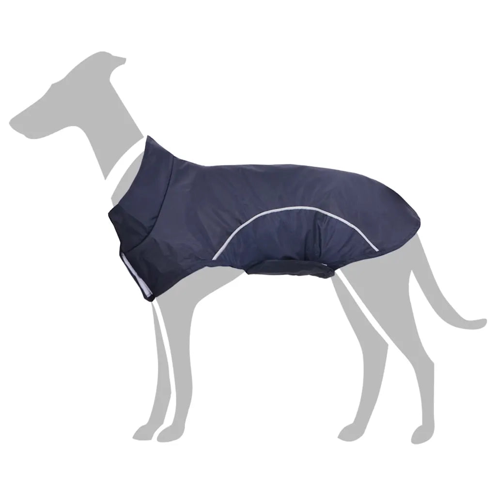Impermeabile per Cani con Strisce Riflettenti Poliestere M CFW2800233