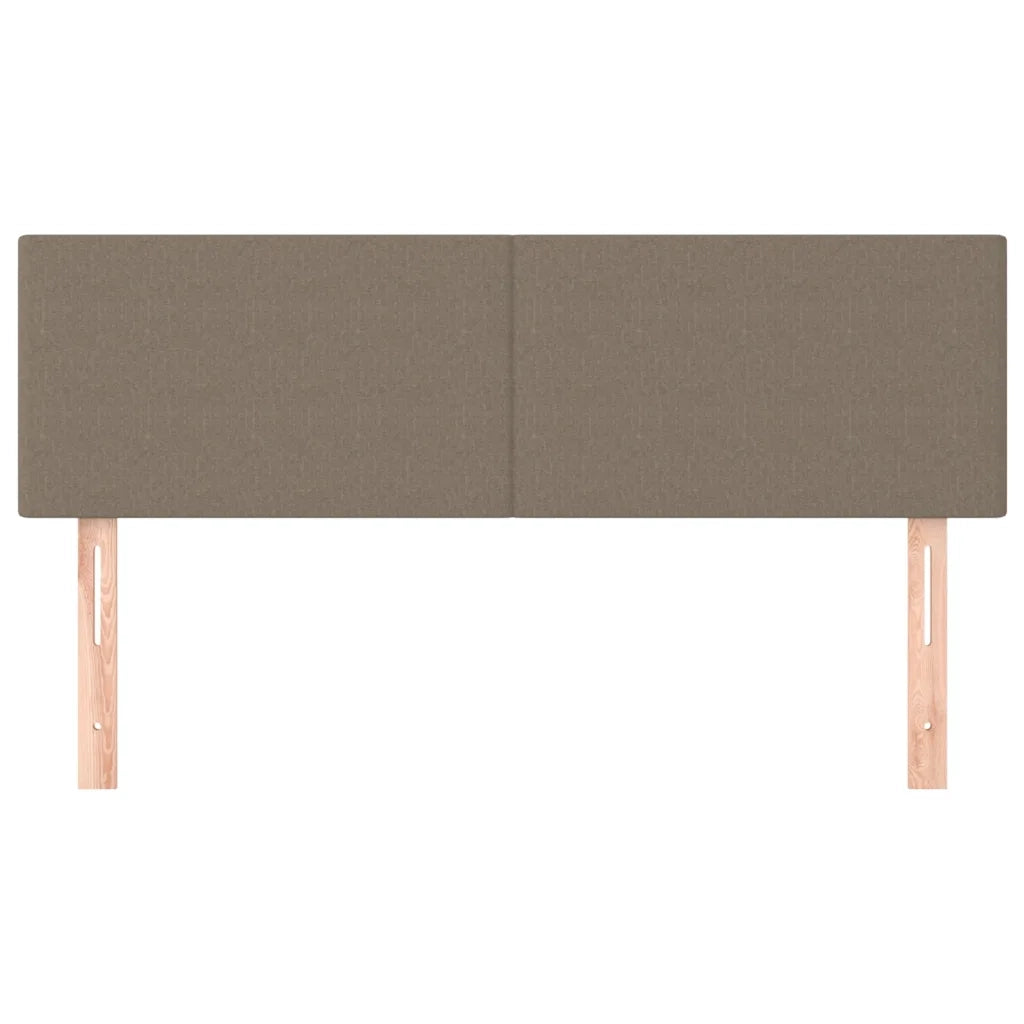 Testiera | Testata Tortora 144x5x78/88 cm in Tessuto