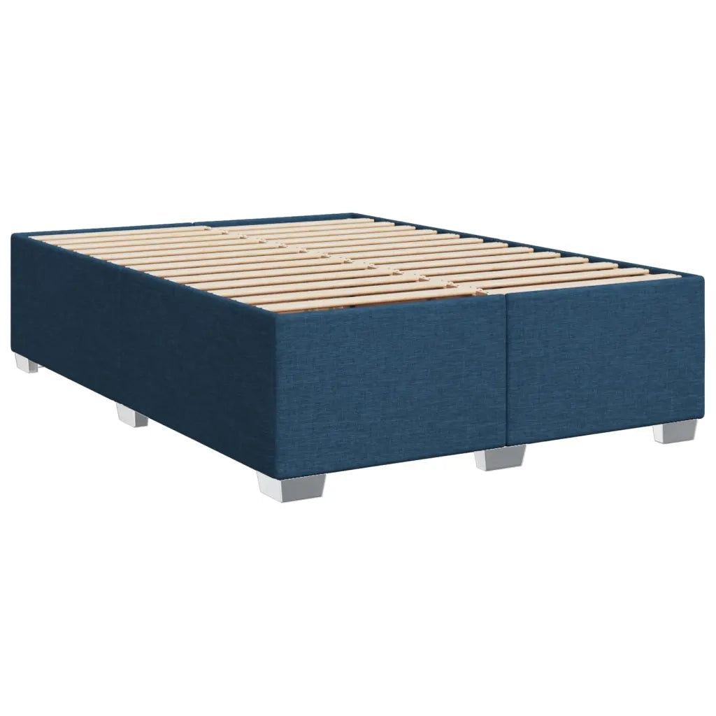 Giroletto a Molle con Materasso Blu 140x200 cm in Tessuto 3292810