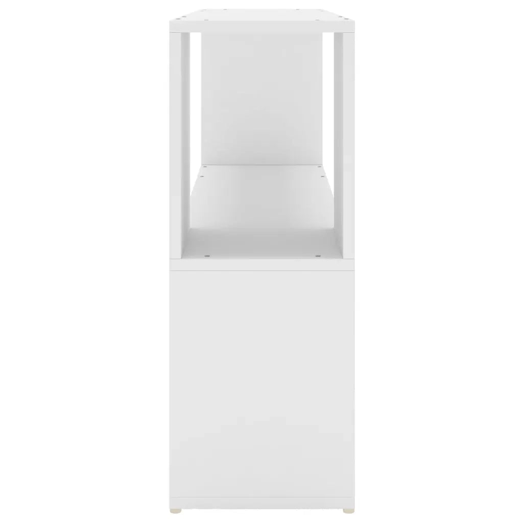 Libreria Bianca 100x24x63 cm in Legno Multistrato 809170
