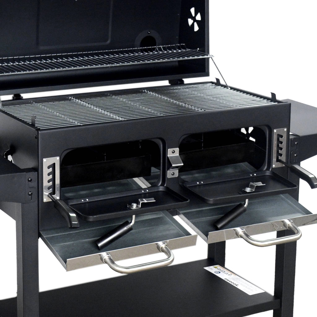 Barbecue a carbonella xl, nero