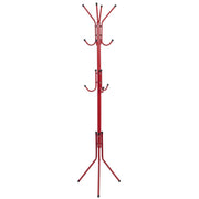 APPENDIABITI DA TERRA COLONNA DESIGN CON GANCI PER INGRESSO CAMERA UFFICIO Rosso/HOOK