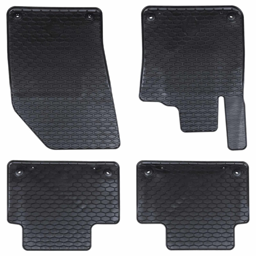 Tappetino per Auto 4 pcs Nero Gomma 42029159