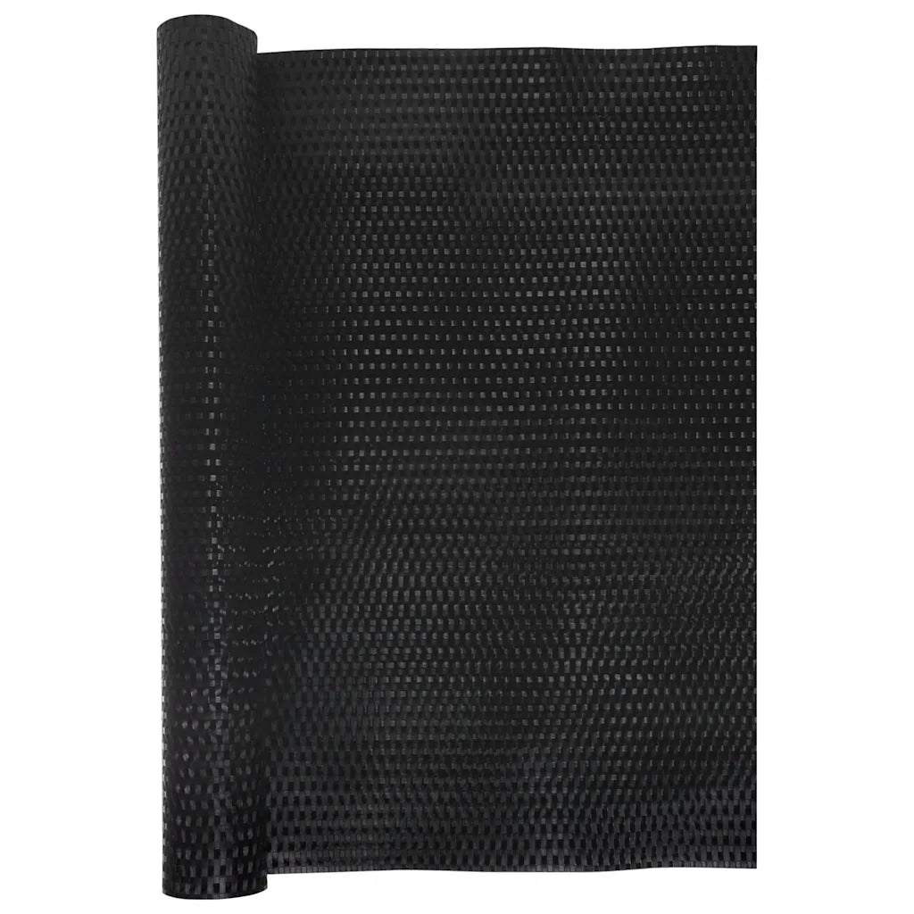 Schermo da balcone | Paravento da Balcone Nero 500x100 cm in Polyrattan