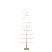 Albero Conico 2D Tiglio H180 cm 276 MicroLED B Caldo FlashLED IP44