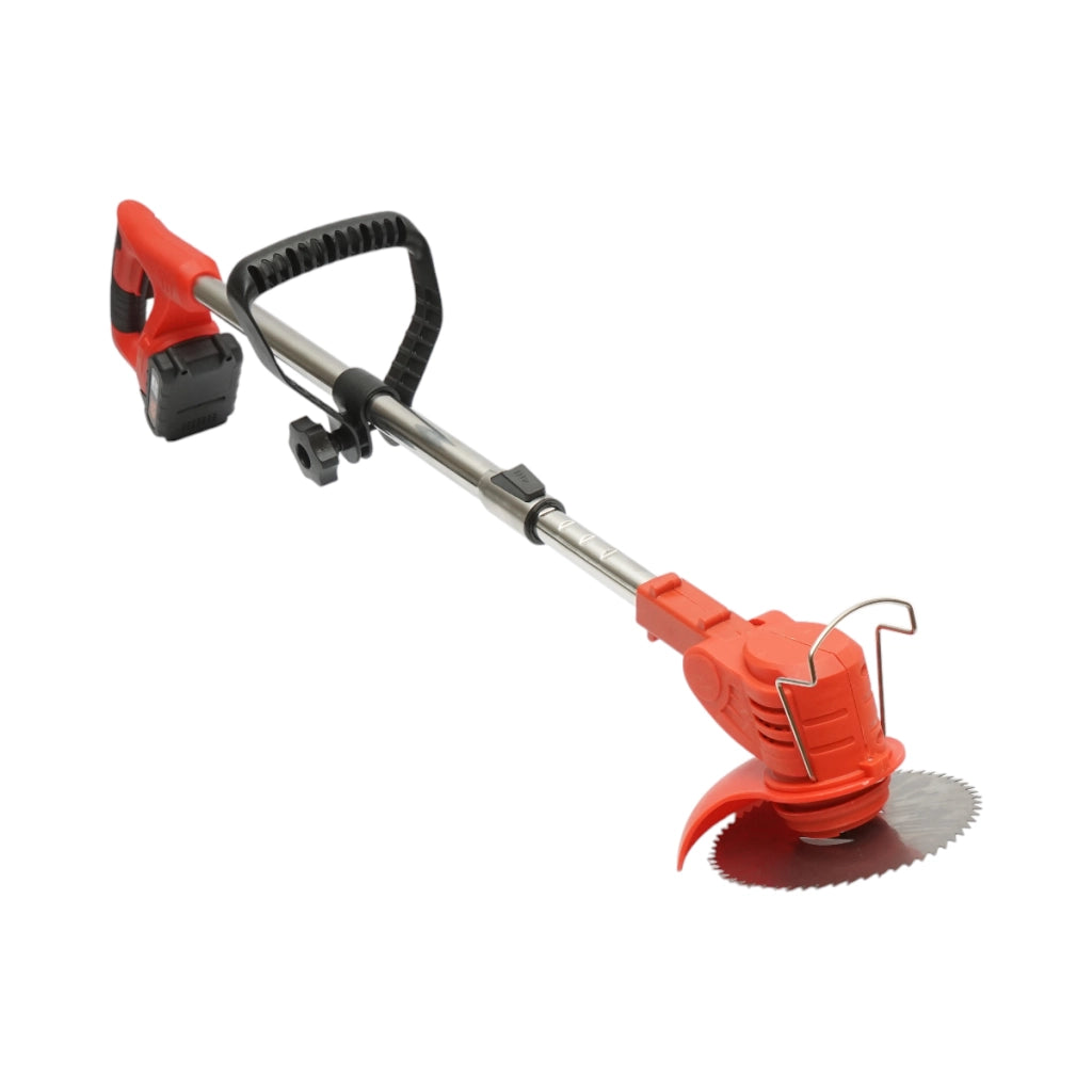 Decespugliatore elettrico estensibile 380W, batteria al litio 48V/6000 mAh, velocità 18000 giri/min, accessori inclusi