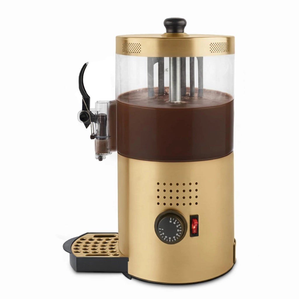 Macchina dispenser per cioccolata calda, 3L, 1200W, oro