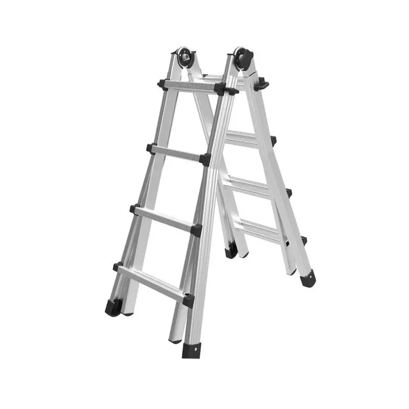 Scala telescopica in alluminio Marchetti Black 55 fino a h 5,20 m