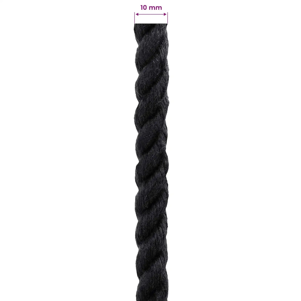 Corda | Fune Nero 1 x 1 x 5000 cm Cotone
