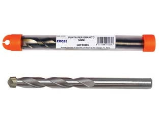 PUNTE SUPER DD PER MARMO-GRANITO-PORFIDO-PIETRA- - ø mm.16x150 codolo ridotto mm.10 - 5 blister EXCEL