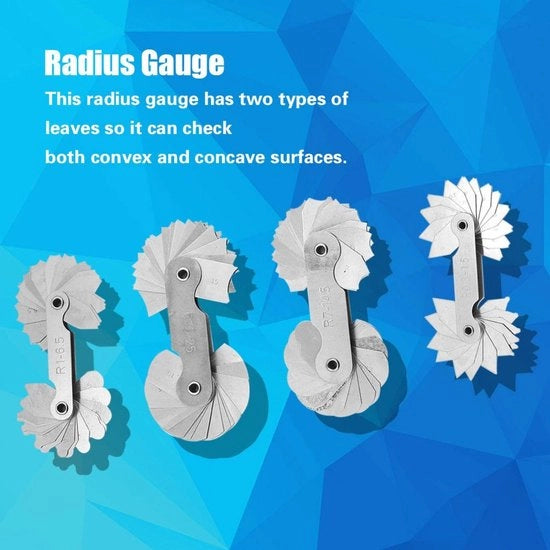 Set di 4 Radiusmiglio in Acciaio Inox per Misurazioni Precise