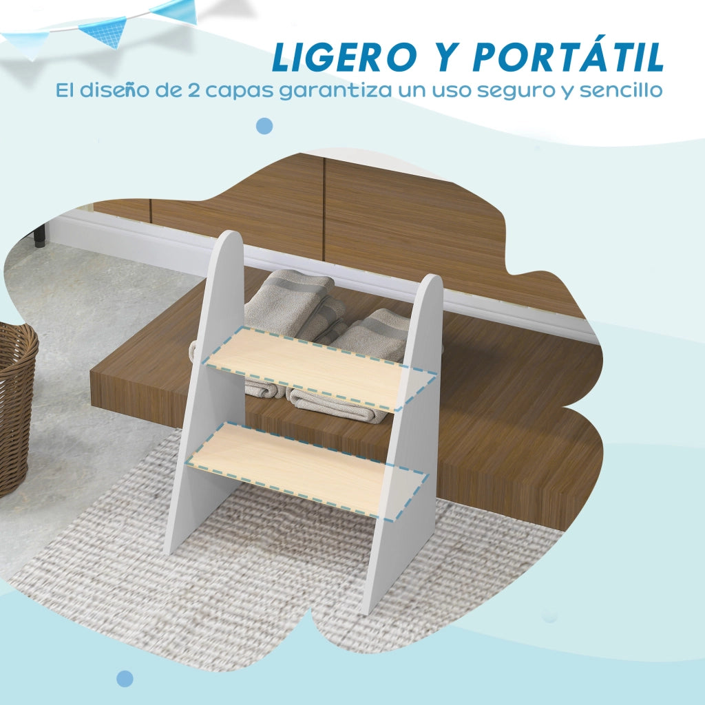 Scala di apprendimento per bambini ¨C Minimal ¨C Bianco