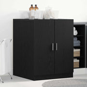 Armadio per Lavatrice Rovere Nero 70,5 x 71,5 x 91,5 cm 862667