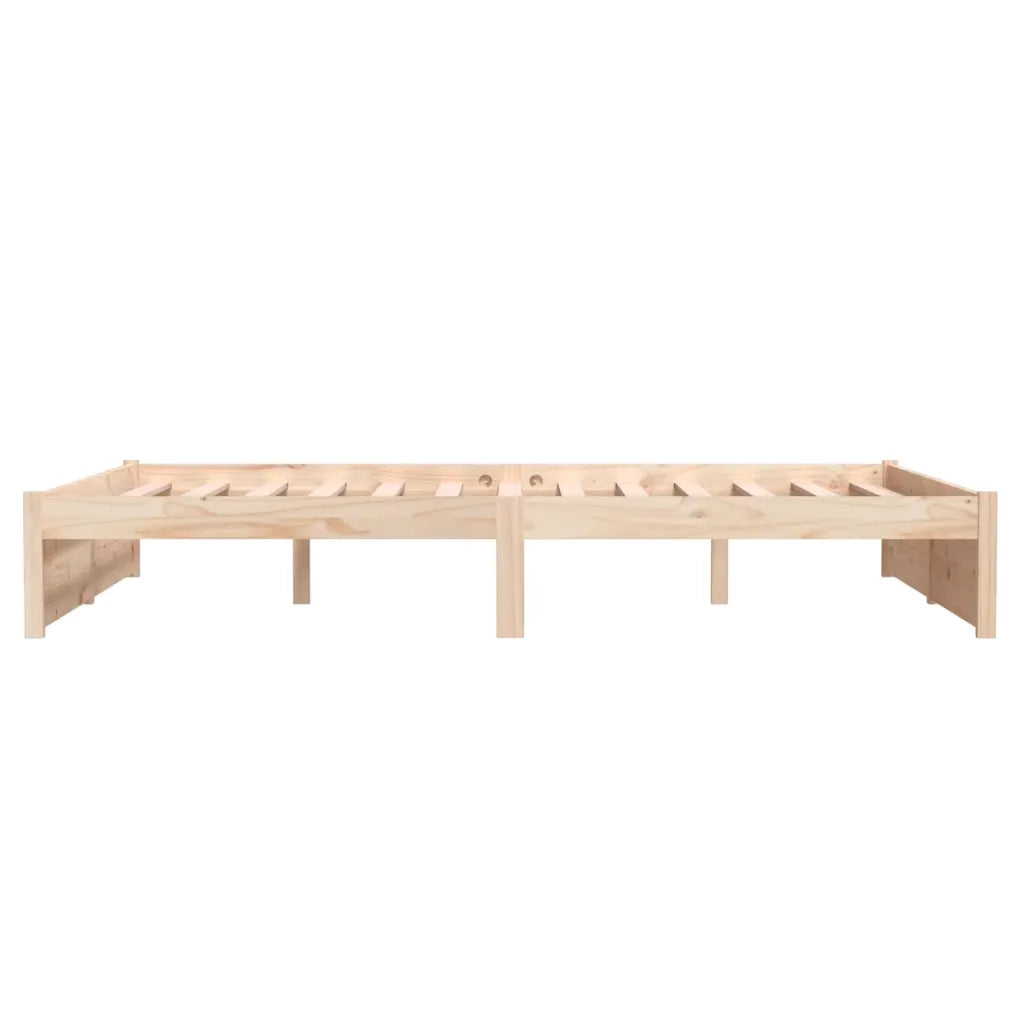 Giroletto senza Materasso Ambrato in Legno Massello 140x200 cm