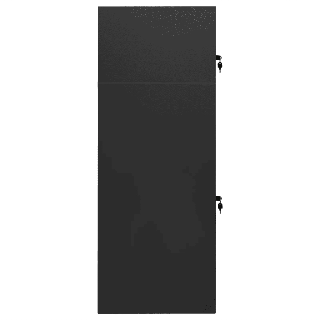 Armadietto per Sella Antracite 53x53x140 cm in Acciaio 339602