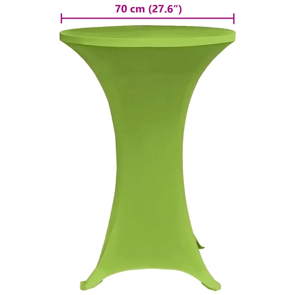 Copritavoli Elastici 4 pz 70 cm Verde CFW8798530