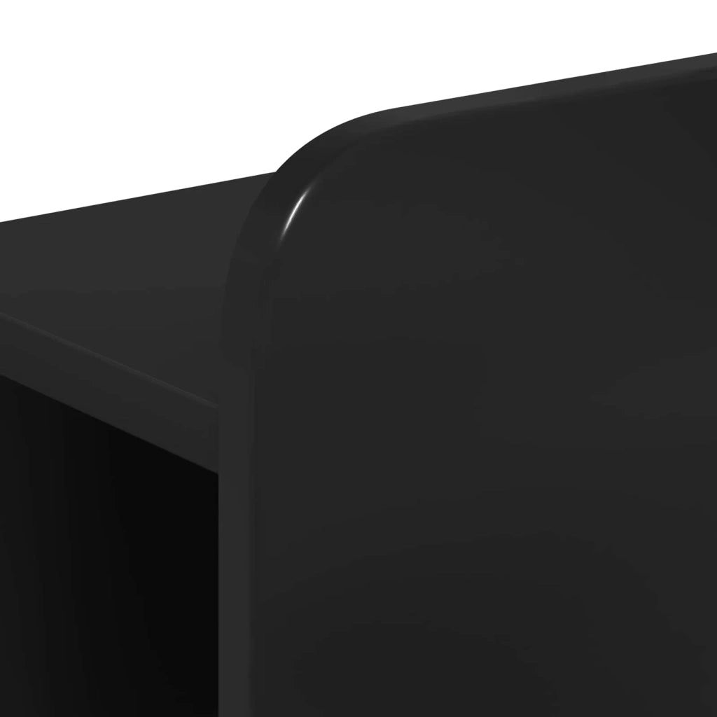 Struttura del letto con stoccaggio e testata Nero 180 x 200 cm 3433979