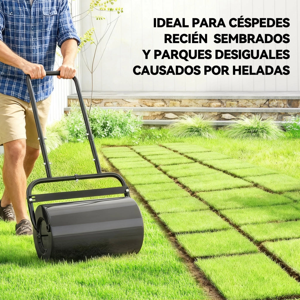 Rullo per Prato 38L con Manico a U ¨C Minimal ¨C Nero