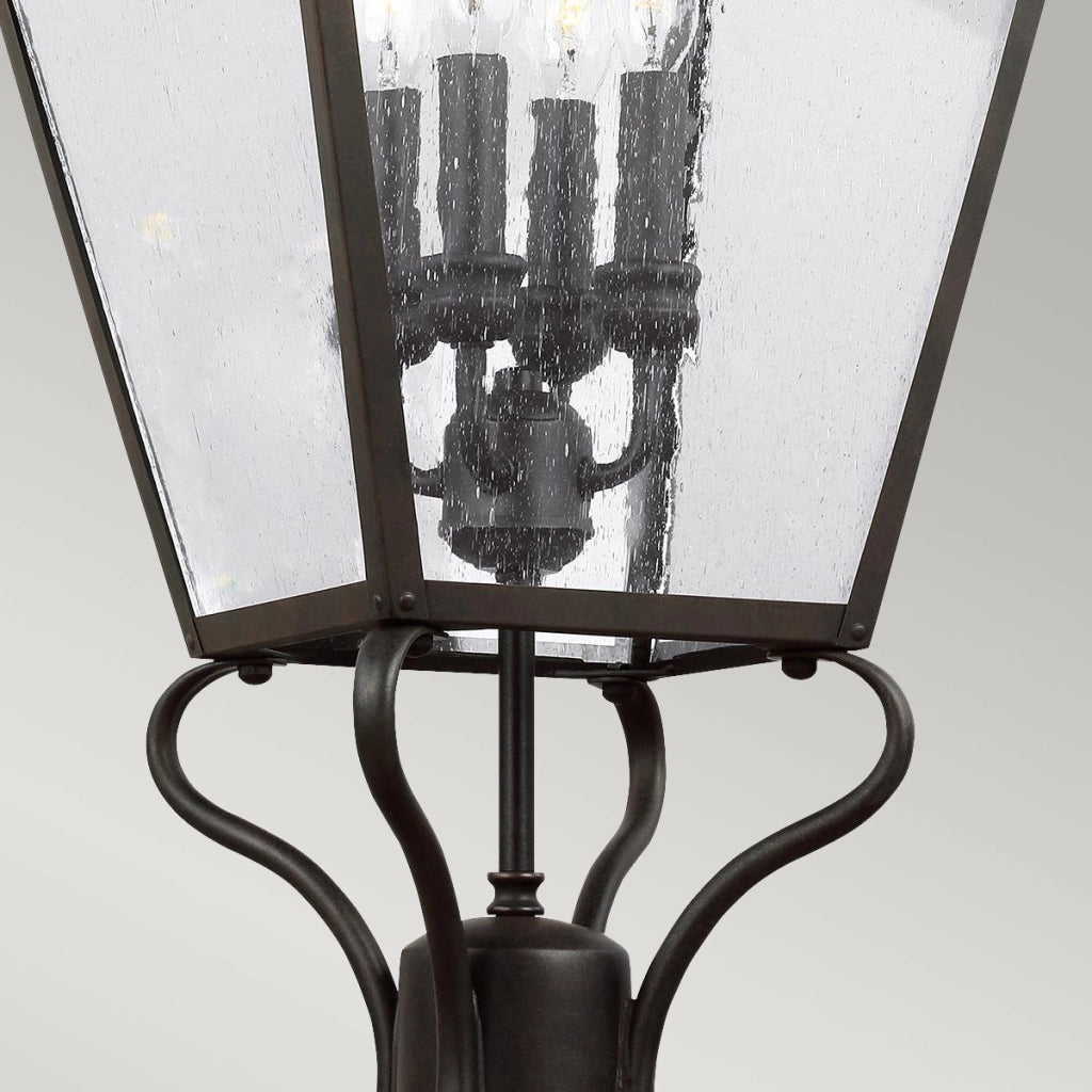 Lanterna giardino retro Galena 4xE14 40W bronzo Feiss