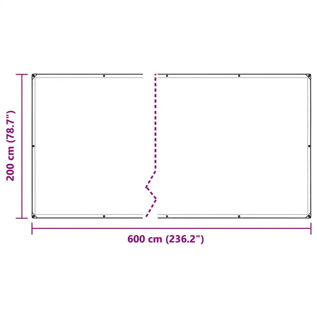 Telone Trasparente con Occhielli 2x6 m in PVC 4018595