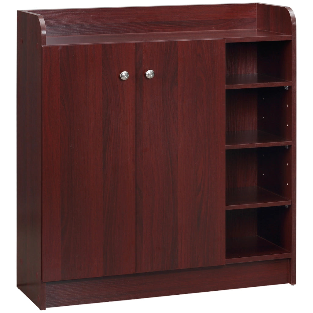 Scarpiera con ripiani aperti ¨C Xylo ¨C legno caff¨¨ 83x30x90cm