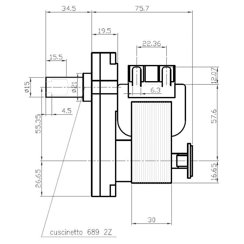 KENTA K9115106 - Motore di trasmissione per barbecue a gas RBE12, RBE4, RBE8, RBG12, RBG4, RBG8, 230V, 28W, 2,5 giri/min, 50Hz