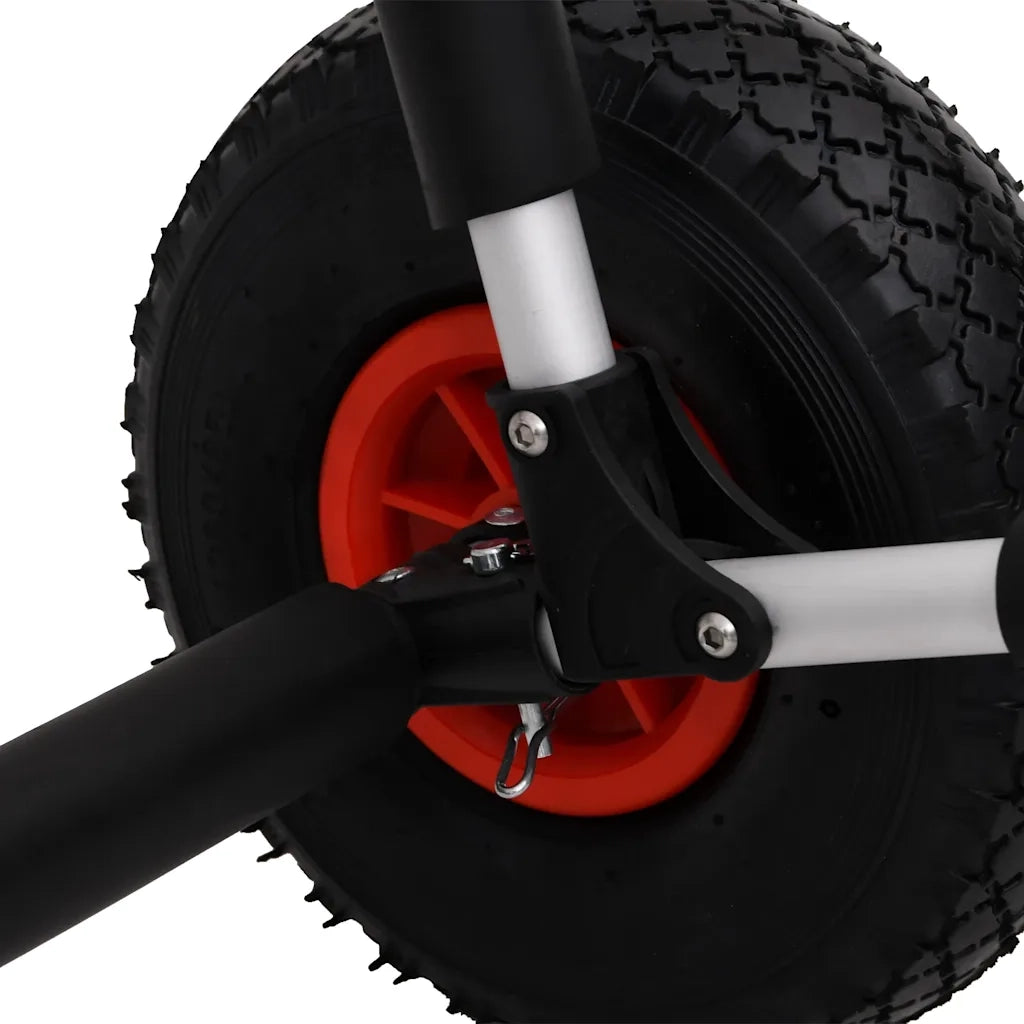 Carrello SUP per 2 Tavole da Surf Pieghevole 90 kg in Alluminio 94872