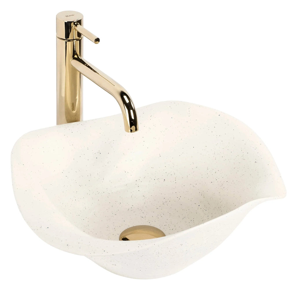 Lavabo Da Appoggio In Ceramica Rea Hm-35b Handmade Art