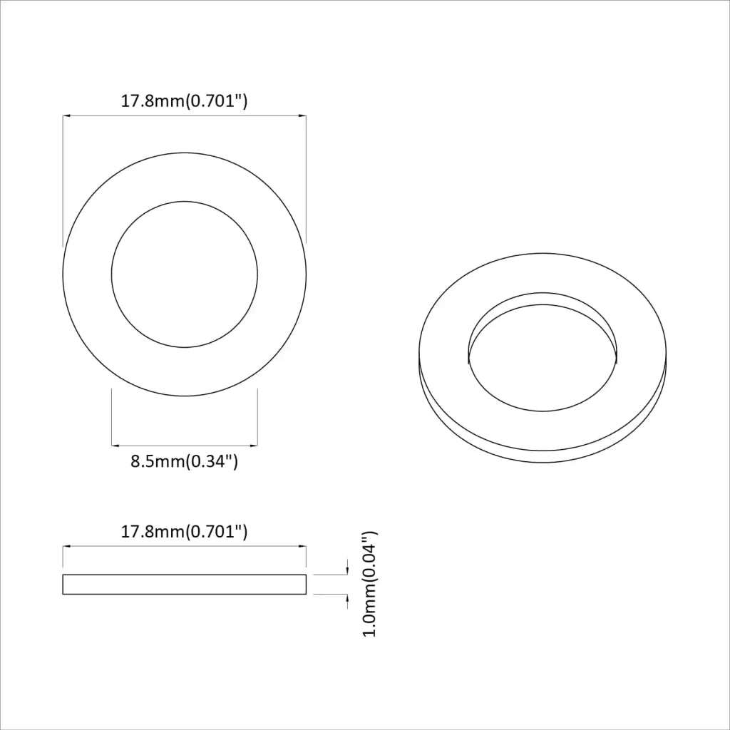 Rondelle 11842 pcs Argento Ferro 864465