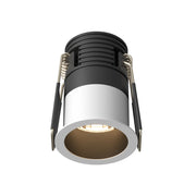 Maytoni Lampada da Incasso Minor 1 luce LED integrato nero alluminio