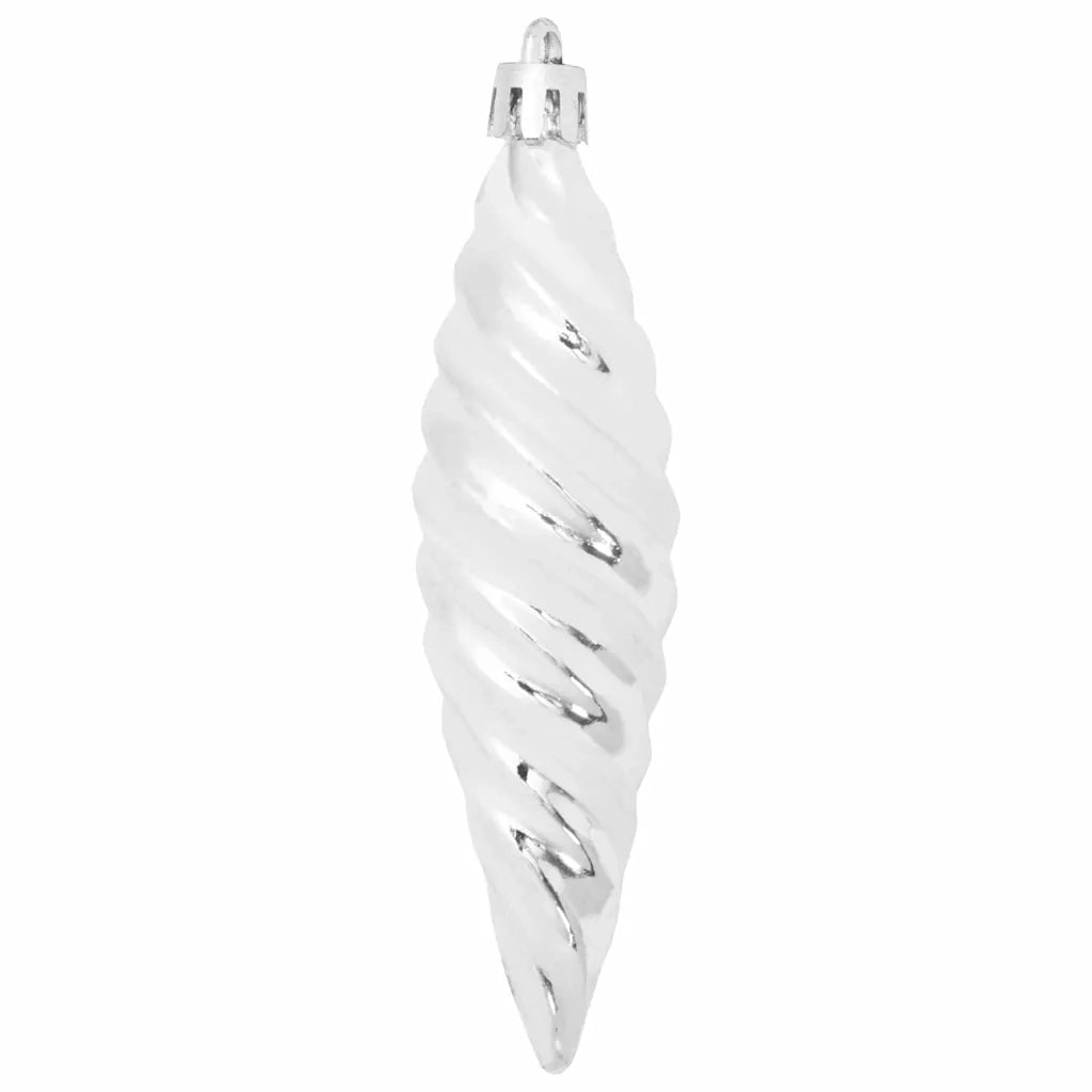 Palla a spirale di Natale 40 pcs Argento Plastica 42018897