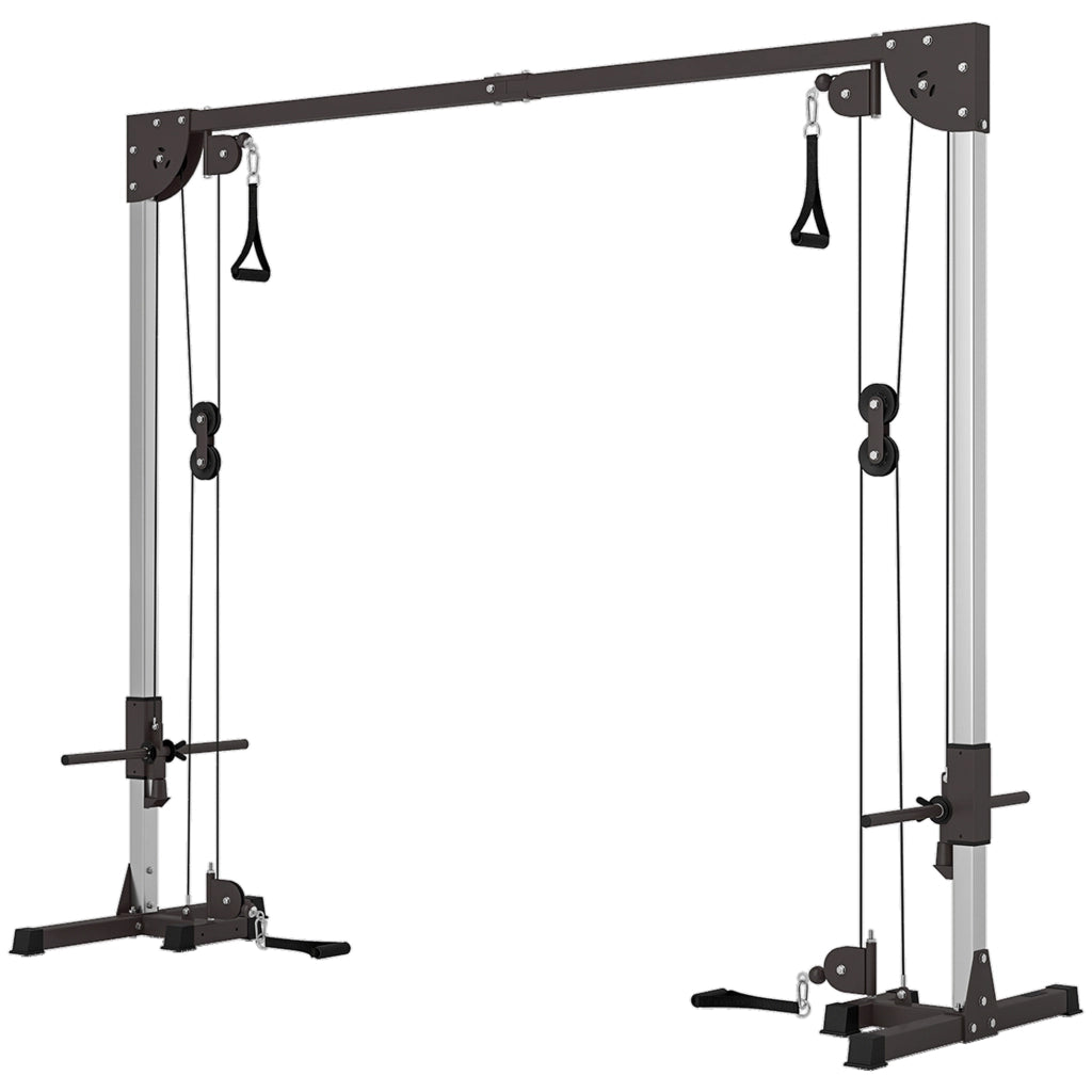 Attrezzatura Palestra Doppia Puleggia Crossover ¨C zephmum ¨C 245x85x207 cm