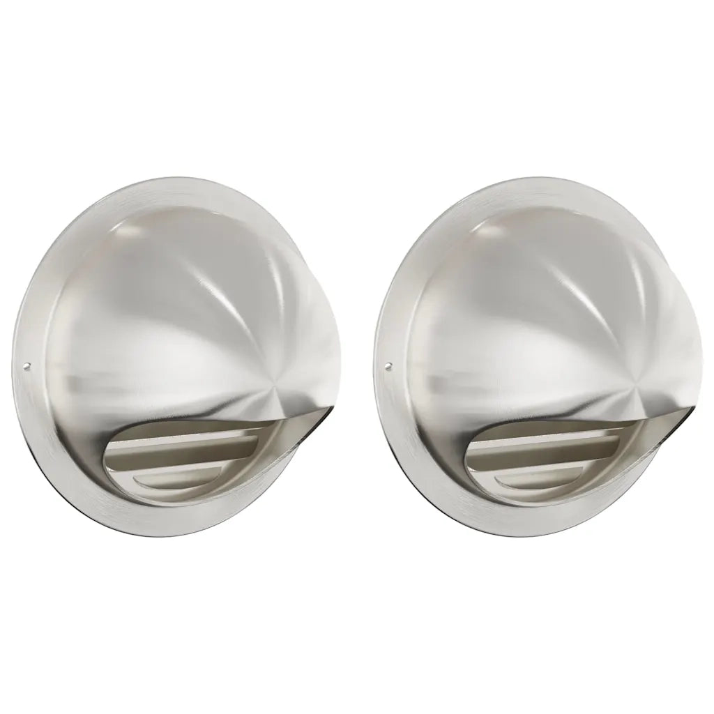 Coperture per ventilazione d'aria 2 pcs Argento 150 mm 42019380
