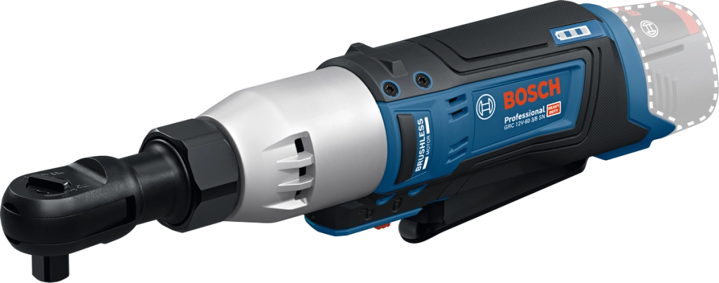 Bosch GRC 12V-60 3/8 SN – Cricchetto a Batteria 12 V, 60 Nm Compatto quadro 3/8"